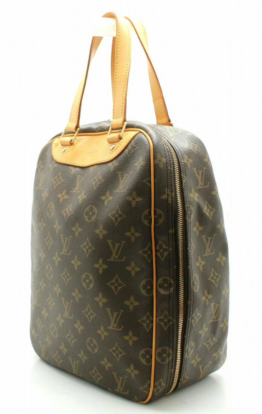Louis Vuitton Monogram Handbag Shoe Excursion Bag Brown